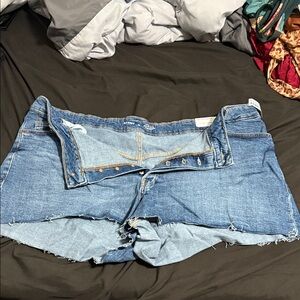 Old Navy Blue Jean Short Sky High A Line